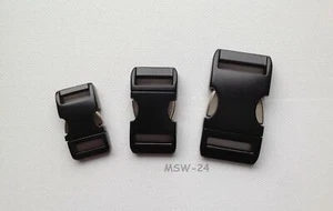 Edler Metall klickverschluß Aluminium schwarz pulverbeschichtet 16mm - Picture 1 of 1