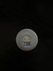 Rare Vintage Sanrio Tokyo Japan Hello Kitty Pin Back Button Winter Blue Pastel