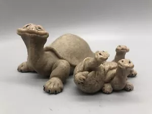 Quarry Critters 4" Turtle Figure "Todd" Turtle and Tres Amigos 2000 - Picture 1 of 11