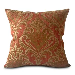 Copricuscino damascato arancione Regal 20x20 - Foto 1 di 6