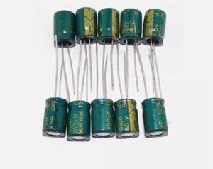 100uF 50V Low ESR 105C Electrolytic Radial Capacitors - Package of 10 US Stock - Picture 1 of 3