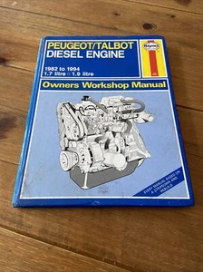 Haynes Workshop Manual No. 950 - Peugeot/Talbot Diesel Engine 1982-1994 - Picture 1 of 12