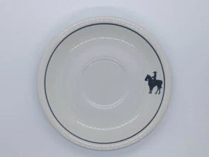 6 Vtg Cowboy Western Horse Ceramic Coffee Saucers Coors Inglewood Alox Plates - Imagen 1 de 6