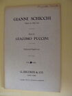 Opera Libretto Puccini Gianni Schicchi 1918 Forzano Petri Italian / English vtg