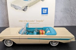 Hallmark Keepsake 1961 Chevrolet Impala Ornament Classic American Cars White - Picture 1 of 4