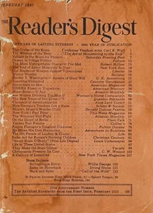 [Single Issue] Reader's Digest Magazine: February 1947 - Picture 1 of 1