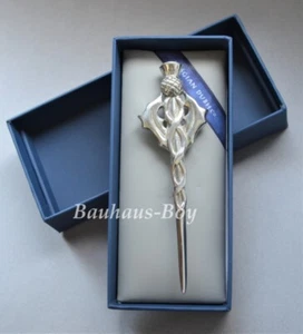 PIN FALDA ESCOCESA CARDO DE PELTRE TEJIDO ORNAMENTADO GIRO HECHO EN ESCOCIA Sgian Dubh Company - Imagen 1 de 10