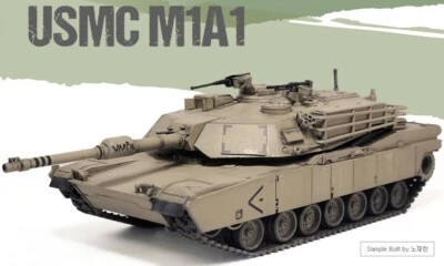1/72 ACADEMY USMC M1A1 ABRAMS IRAQ TANK US MARINE COPS PLA MODEL KIT 13430 - Image 1 of 4