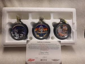 Dale Earnhardt Nascar Weihnachtsschmuck 3er Set The Intimidator LOT A - Bild 1 von 7