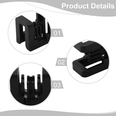10xWiper Hood Trim Deflector Panel Clips for Nissan For Xtrail For Tiida - Image 1 of 4