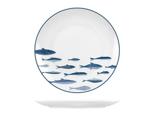 6 Atlantic Decorative Porcelain Dinner Plates 27 Cm - Picture 1 of 4