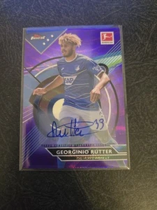 2022-23 Topps Finest Bundesliga /80 Georginio Rutter #69 Auto - Picture 1 of 2