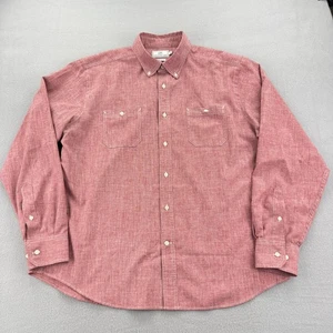 Southern Tide Shirt Mens XL Red Performance Long Sleeve Button Down Pocket - Picture 1 of 8