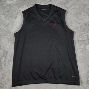 Alabama Crimson Tide Weste Herren Large schwarz NCAA Fußball Nike Golf Dri-FIT - Bild 1 von 11