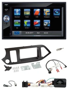 Blaupunkt 2DIN Bluetooth TMC USB Lenkrad SD Navigation für Kia Picanto ab 11 ohn - Bild 1 von 10