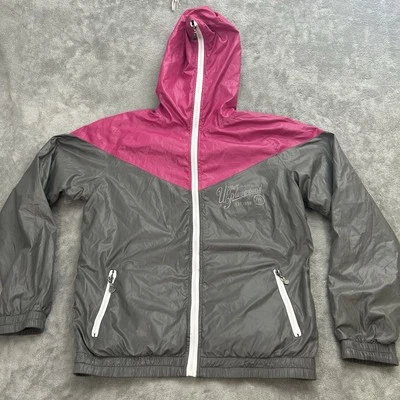 Верхняя игровая площадка куртка мужская средний полный молнии толстовка с капюшоном Goth Skater гранж Y2K нейлона - Изображение 1 из 4