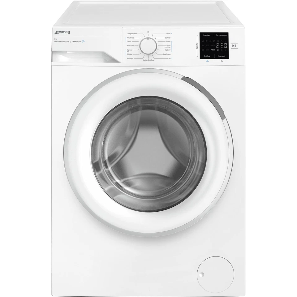 Smeg WM84SEA Lavatrice carica frontale 8 kg Libera installazione