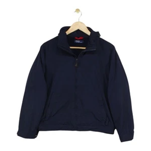 Ralph Lauren Bomber Jacket Boys Size L Blue Youth Fleece Lined Outdoor - Picture 1 of 14