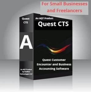 Quest Business Office Accounting Invoices and Customer Encounter Software - Picture 1 of 3