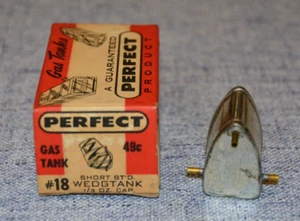 NEW - 1960s Vintage Perfect RC Aircraft Wedgetank Gas Tank #18 1/3 oz. - Picture 1 of 1
