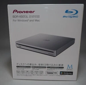 Pioneer BDR-XS07JL USB 3.0 Portable Blu-ray Drive without software For Win & Mac - Afbeelding 1 van 9