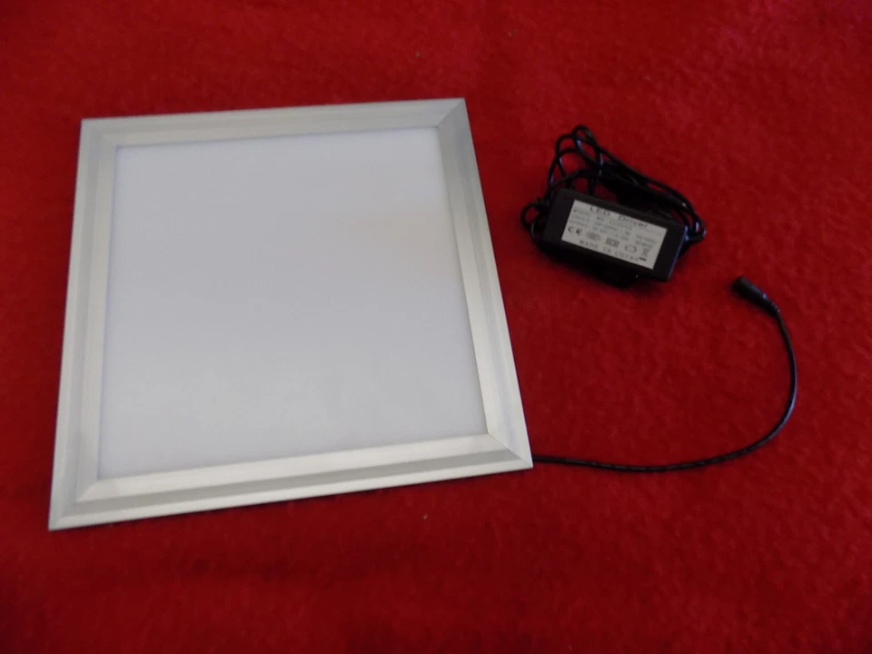 LED Panel 44W Flat Lamp Ceiling Light 60x60cm 3500lm Milk Glass - Image 1 of 1