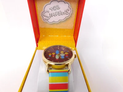 Los Simpson Reloj Mujer Accutime Analógico Damas SMP5018AZ Multicolor Dorado Niña Foto 1 de 4