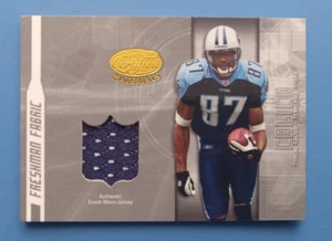 2003 Donruss TYRONE CALICO Titan Freshman Fabric event worn jersey patch RC - Picture 1 of 2