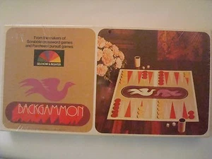 Backgammon - Selchow & Righter, Vintage Board Game, 1975 - Picture 1 of 2