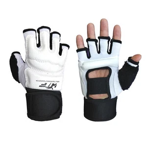 Kickboxing Gloves Half Finger Grappling or Training Mittens Punching Bag Gloves - Picture 1 of 6