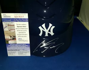 Clint Frazier NY Yankees signed full size helmet Authenticated by JSA. - Picture 1 of 7