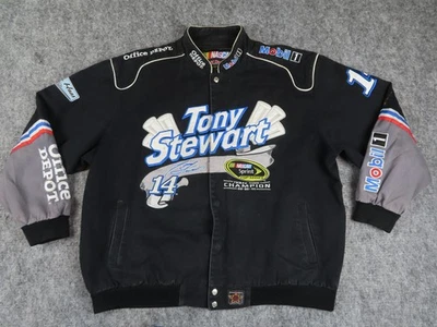 Vintage Nascar Jacket Men 2XL Tony Stewart 2011 Champion JH Design Mobil1 Racing - Image 1 of 4