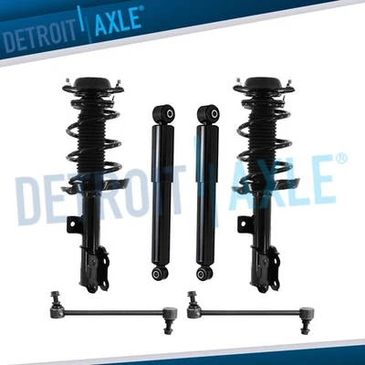 Front Struts Rear Shocks Sway Bars Suspension Kit for 2013-2017 Hyundai Veloster - Image 1 of 4