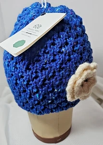 The Genuine Donegal Crocheted 100% Merino Wool Beanie Ireland NWT  - Picture 1 of 4