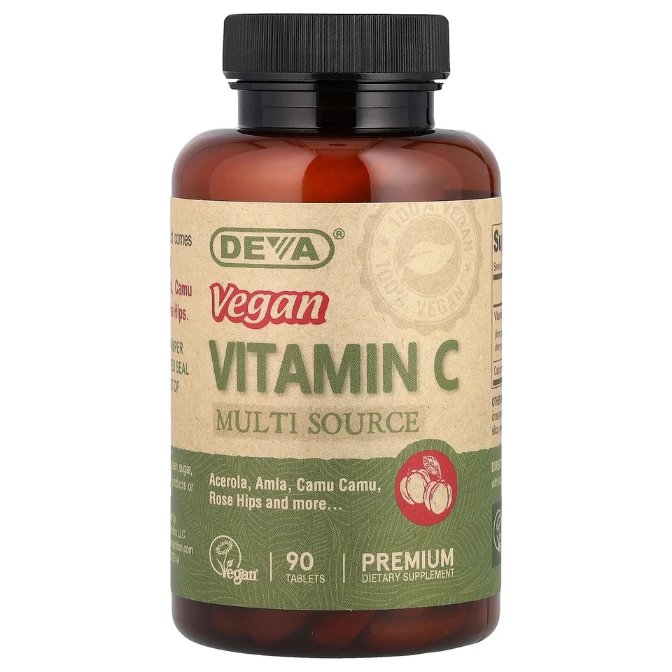 Deva Vegan Vitamin C - Multi Source 90 Tablets