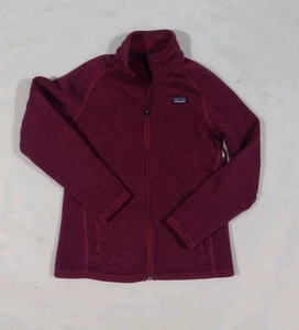 Patagonia Better Sweater Full Zip Jacket Size Large 12 Magenta Active Outdoors  - Picture 1 of 9