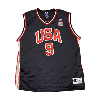 Camiseta Vintage Campeón EE. UU. Equipo Olímpico de Baloncesto Vince Carter 9 Talla 44 Foto 1 de 4