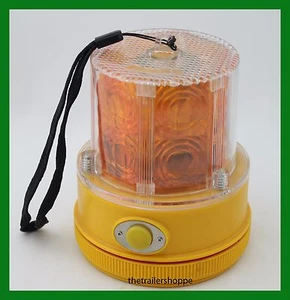 Luz intermitente LED de 24 ámbar a batería montaje magnético portátil - Imagen 1 de 3