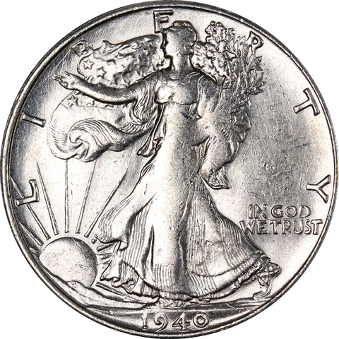 1940-S Walking Liberty Half Great Deals From The Executive Coin Company Cover