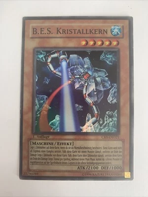 Yu-Gi-Oh! CRV-DE021 B.E.S. Kristallkern 1.Auflage Super Rare - Bild 1 von 2
