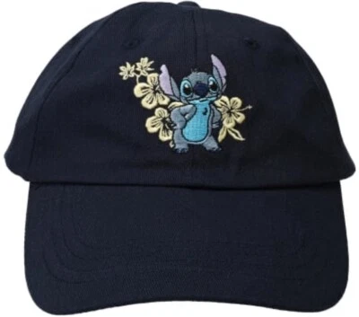 Gorra de béisbol Disney Stitch azul marino para niños ¡Envío rápido! Foto 1 de 4