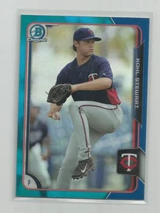 2015 Bowman Chrome KOHL STEWART Blue Refractor 097/150 - Picture 1 of 1