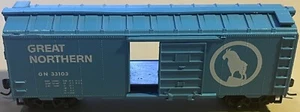 HO Scale Great Northern GN 40' Single Door Boxcar #33103 Blue 5.5" Long - Picture 1 of 3