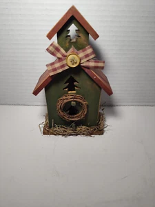 Wall Decor Decorative 6" Birdhouse Rustic Country - Picture 1 of 4