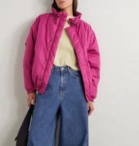 Giacca donna Isabel Marant Etoile rosa Freni imbottita cotone-shell taglia 38 - Foto 1 di 18