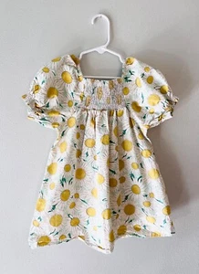 Zara Kids Dress Floral Pattern Size 3-4Y 3-4T  100% Cotton - Picture 1 of 2