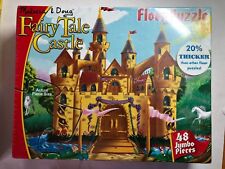 48pcs Jumbo Jigsaw Floor Puzzle Melissa & Doug Fairy Tale Castle 2 X 3 Feet