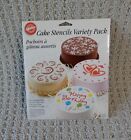 Vintage 2003 Wilton Cake Stencils Variety Pack - "Open but not Used"