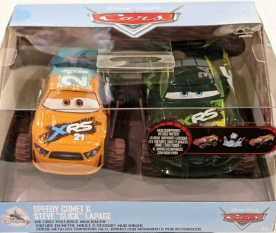 Disney Pixar Diecast Pullback Mud Racers Speedy Comet #21 Steve Slick LaPage #34 Foto 1 de 4