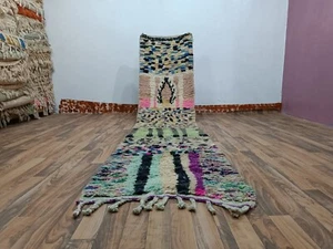 Traditional Hand Knotted Area Rug 2'4" x 10'3" Oriental Wool Carpet RUNNER RUG - Picture 1 of 17